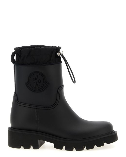 Moncler Black 'Kickstream' Rain Boots
