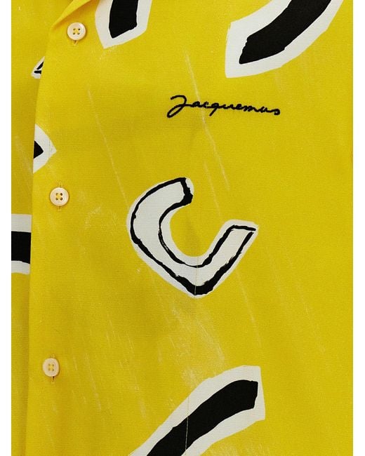 Jean Camicie Giallo di Jacquemus in Yellow da Uomo
