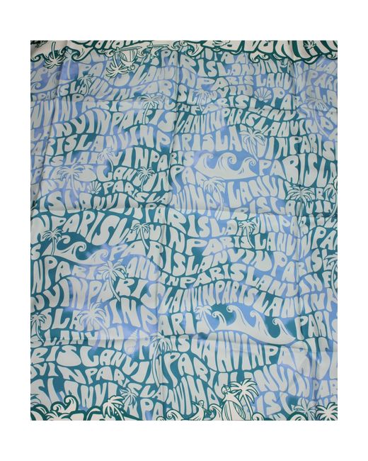 Lanvin Foulard Silk Multicolor in Blue | Lyst
