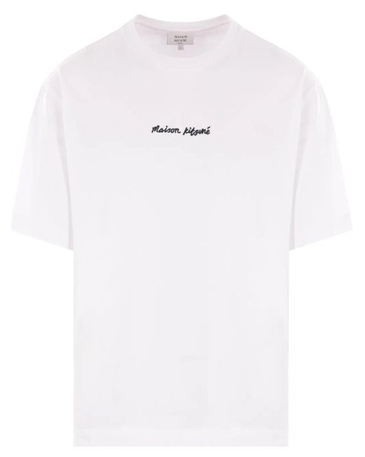 Maison Kitsuné White T-Shirts And Polos for men