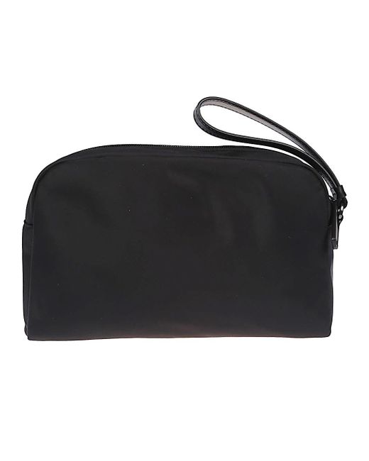 Emporio Armani Black Logo Nylon Beauty-Case for men