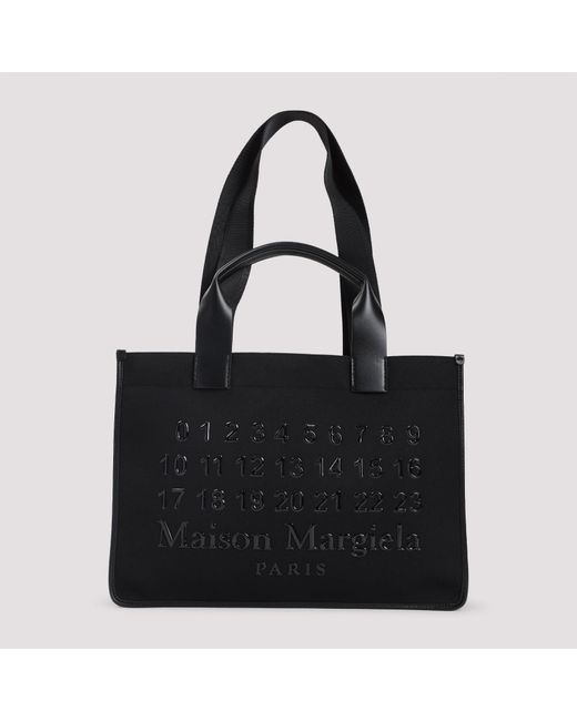 【Maison Margiela 】CABAS SHOPPING BAG SMALL Maison Margiela Cabas Small Shopping Bag in Black | Lyst
