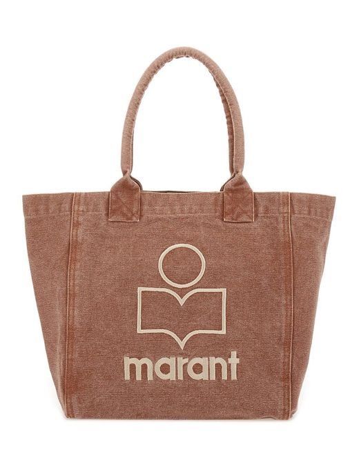 Yenky Tote Bag Small-Donna di Isabel Marant in Brown