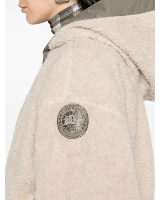 Canada Goose Natural Alberni Reversible Bomber Jacket