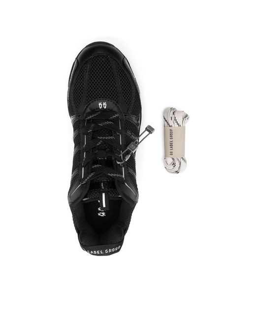44 Label Group Black Polyester Sneakers for men