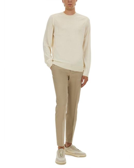 Slim Fit Pants-Uomo di Boss in Natural da Uomo