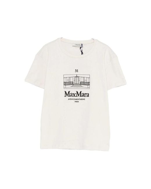 Max Mara White Max Mara T-Shirts