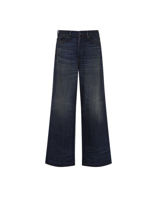 Acne Studios Men's Blue Dark Cotton Trafalgar Jeans