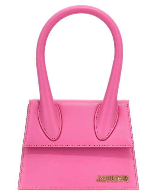 Borsa a mano 'Le Chiquito Moyen' di Jacquemus in Pink