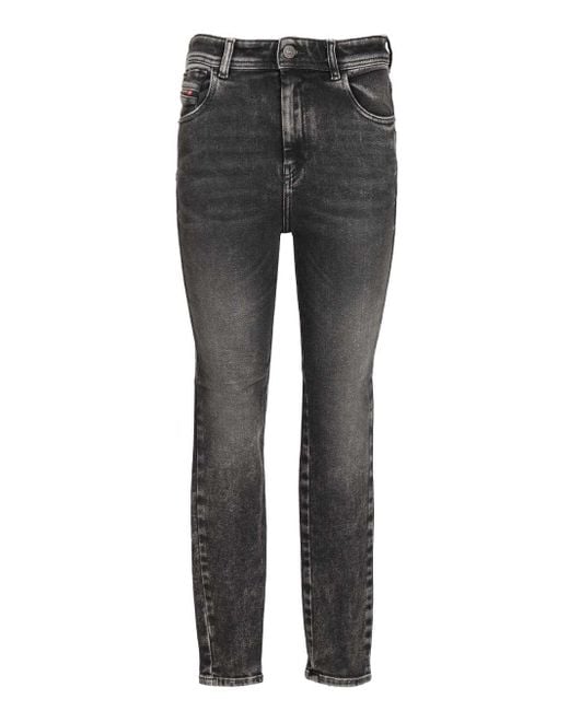 DIESEL Gray Skinny Jeans "1984 Slandy-High"