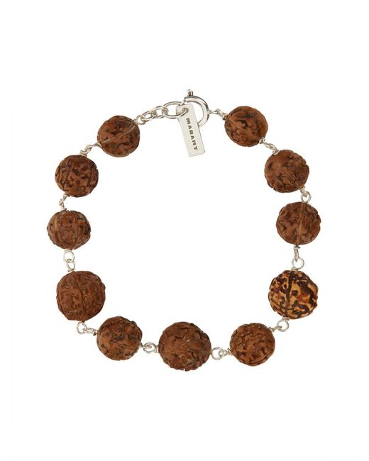 "Hugh" Bracelet-Uomo di Isabel Marant in Natural da Uomo