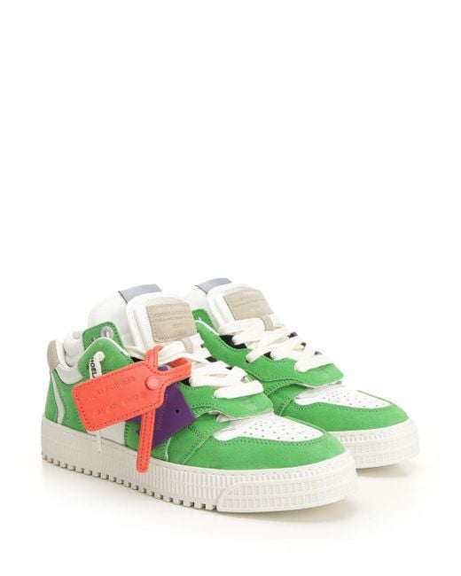 Off-White c/o Virgil Abloh Green Floating Arrow Sneakers for men