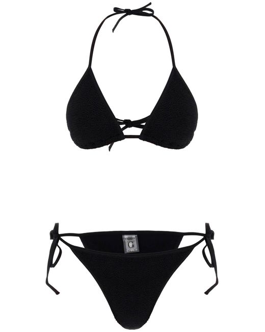 Hunza G Black Gina Bikini Set
