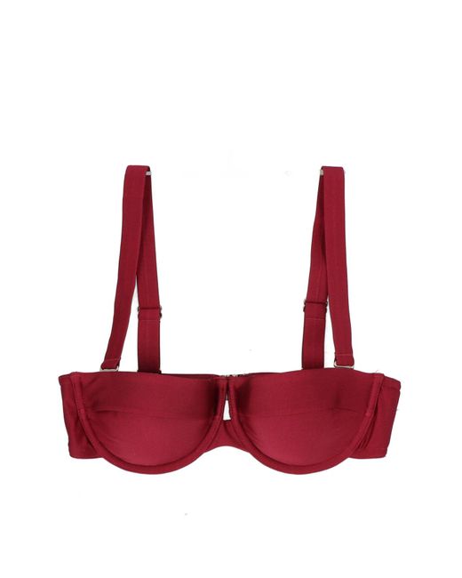 Zimmermann Red Pattie Balconette Underwear