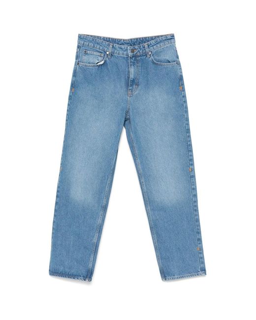 Daily Paper Blue Denim Regular & Straight-Leg Jeans for men