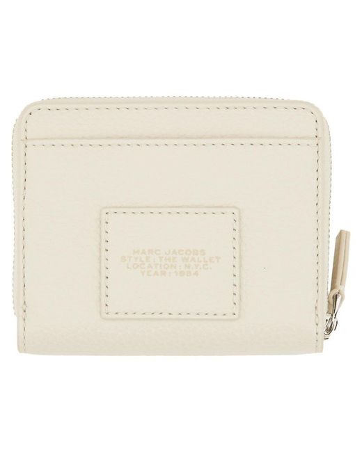"The Compact" Mini Wallet-Donna di Marc Jacobs in Natural