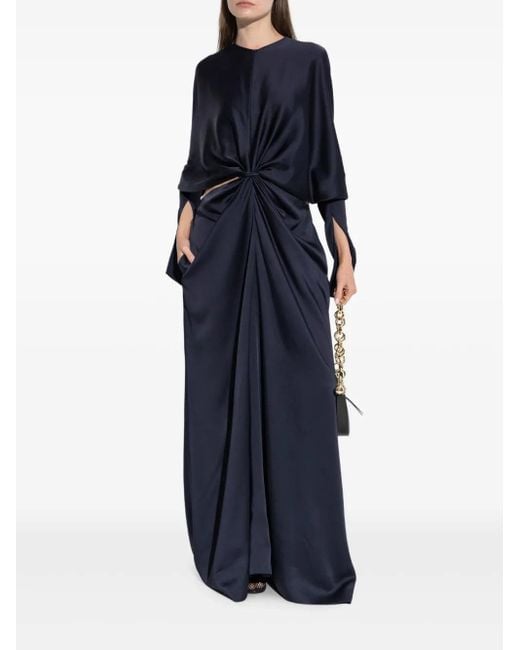 Stella McCartney Blue Dress With A Waist Cut-Out