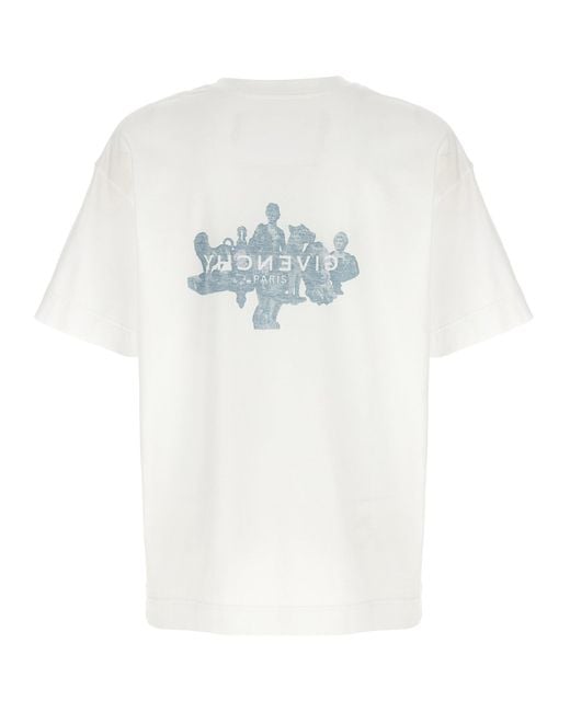 Givenchy White T-Shirt With Print for men
