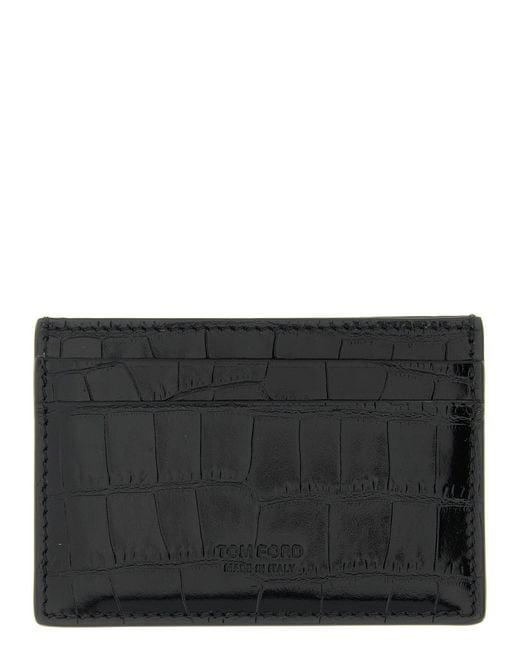 Exotic Line Portafogli Nero-Uomo di Tom Ford in Black da Uomo