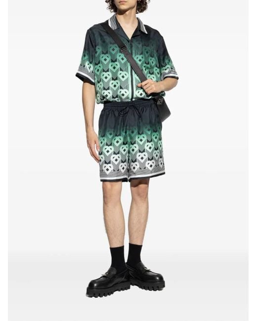 Camicia Con Monogramma-Uomo di Casablanca in Green da Uomo