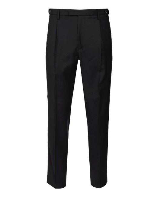 Barena Black Masco Flan Trousers Blue for men