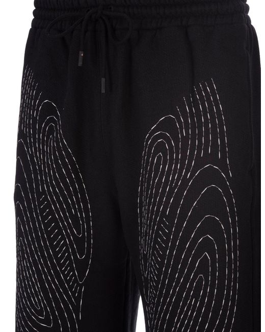 Off-White c/o Virgil Abloh Black Cotton Joggers for men