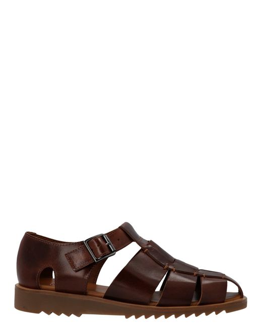 Paraboot Brown 'pacific' Sandals for men