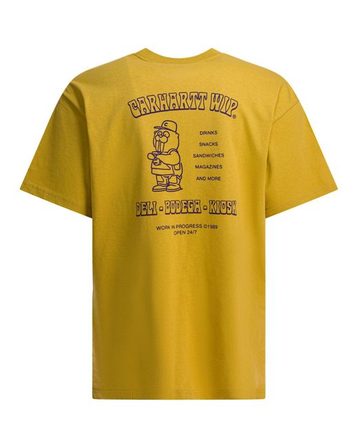 Carhartt Yellow Sandwich S/S T-Shirts for men