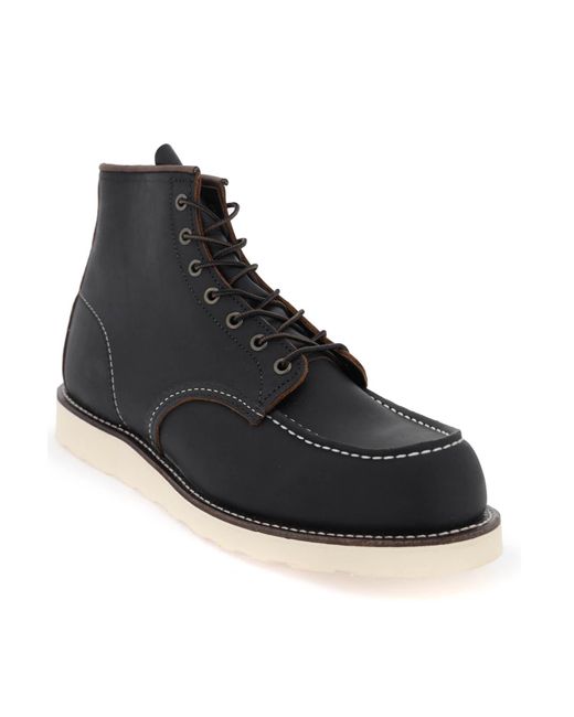 Red Wing Black Wing Shoes Classic Moc Ankle Boots for men