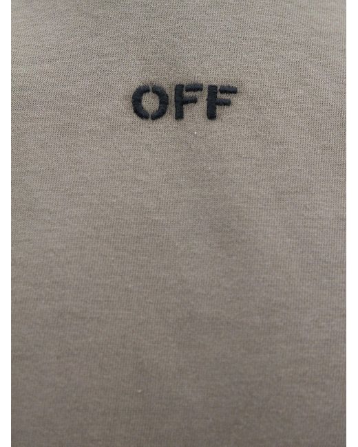 Off-White c/o Virgil Abloh Gray T-shirts for men
