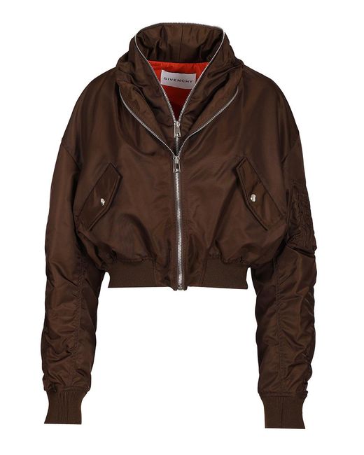 Givenchy Brown Bomber Jacket