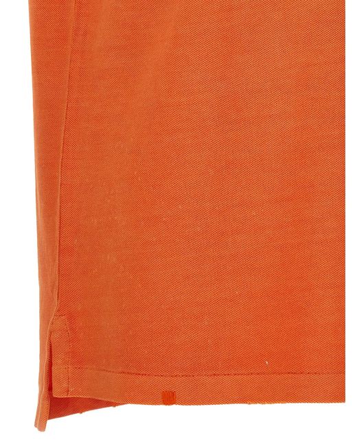 Logo Embroidery Shirt Polo Arancione di Polo Ralph Lauren in Orange da Uomo