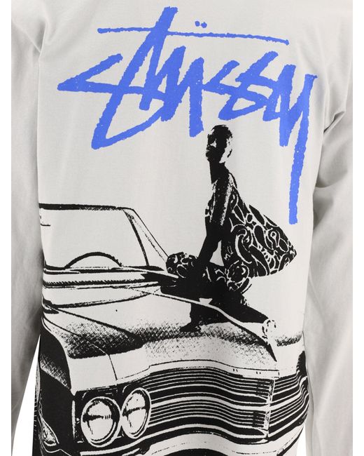 人気 ☆STUSSY☆ BEAT CRAZY T-SHIRT WHITE Stussy Beat Crazy tee - (size M, L, XL) Original limited