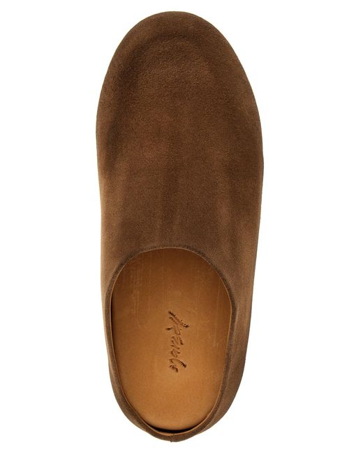 Grande Flat Shoes Beige di Marsèll in Brown