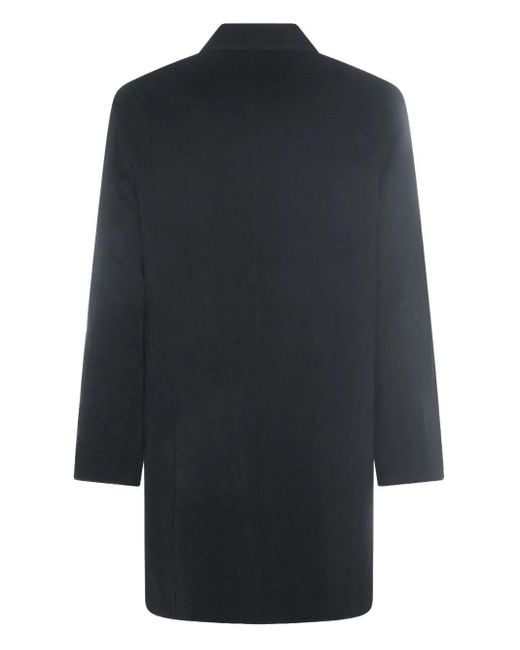 Montecore Black Buttoned Coat for men