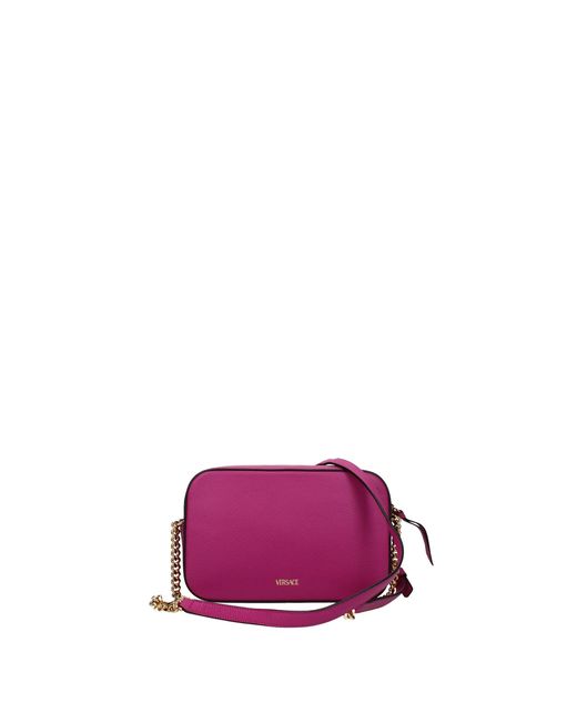 Versace Crossbody Bag Leather Orchid in Pink Lyst