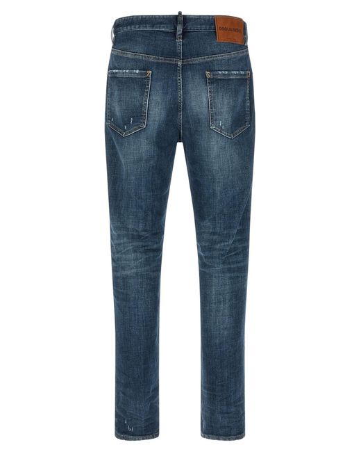 642 Jeans Blu-Uomo di DSquared² in Blue da Uomo