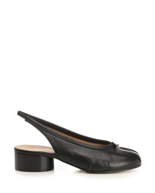 Slingback New Ballerina Tabi Decollete Nero-Donna di Maison Margiela in Black