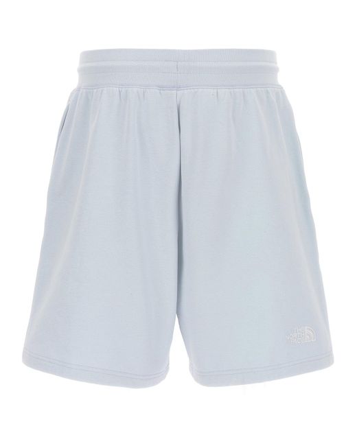 The North Face Blue Essential Relax Bermuda And Short Gray for men
