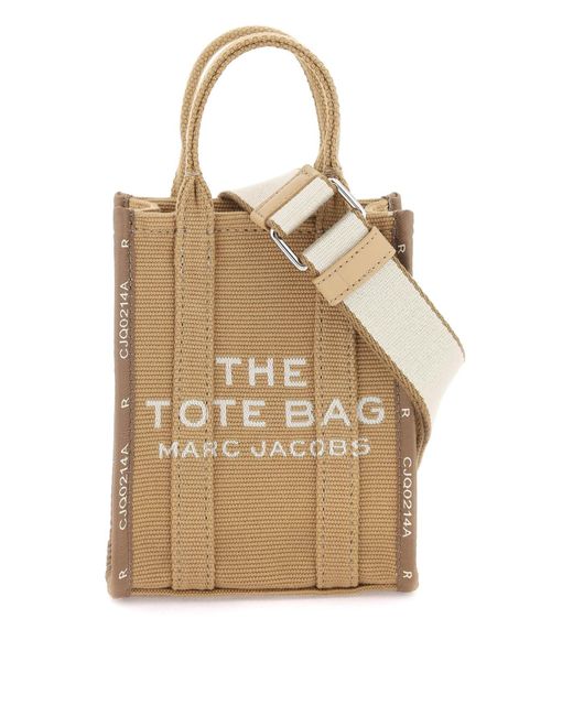Marc Jacobs Natural The Jacquard Mini Tote Bag