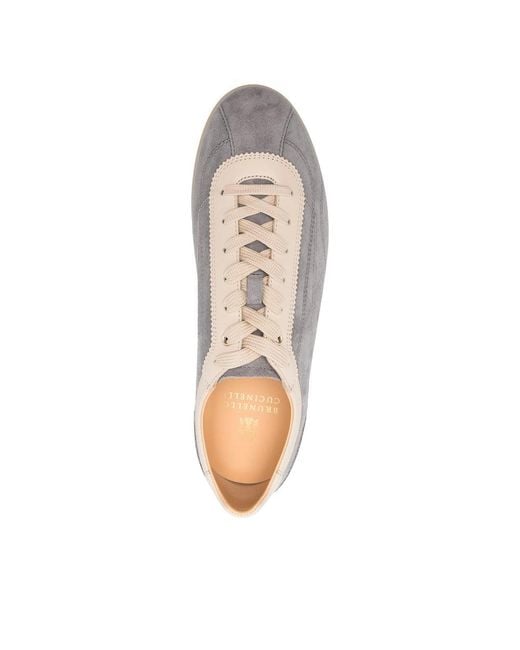 Brunello Cucinelli Gray Sneakers for men