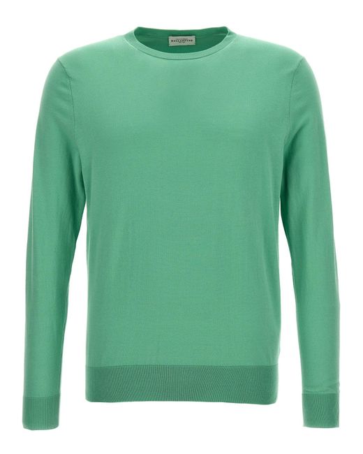 Cotton Sweater Maglioni Verde di Ballantyne in Green da Uomo
