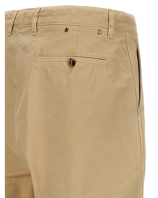 Golden Goose Deluxe Brand Natural 'Lorraine' Trousers for men