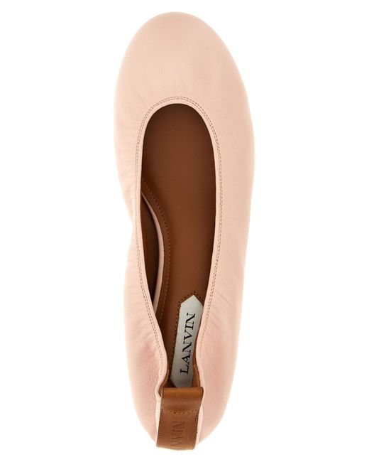 Nappa Ballet Flats Flat Shoes Rosa di Lanvin in Pink