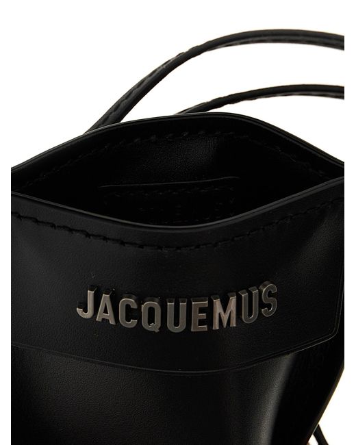 Jacquemus White Le Porte Poche Meunier Crossbody Bags for men