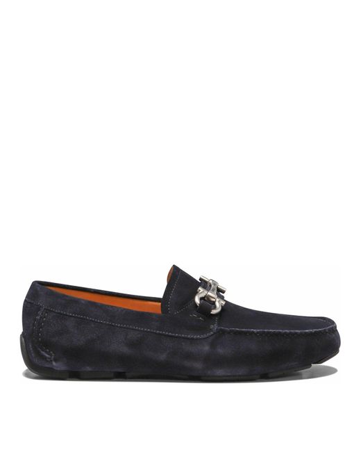 Ferragamo Black Parigi New Loafers & Slippers for men