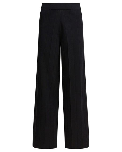 Max Mara Pure Black Trousers