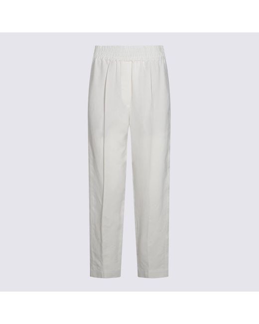 Pantaloni di Brunello Cucinelli in White