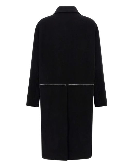 Rick Owens Black 'Blixa Jumbo Mac' Coat for men