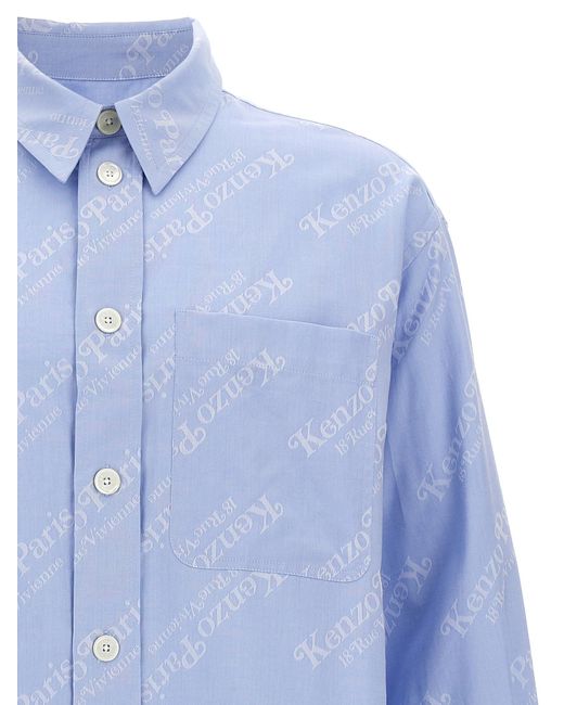KENZO Blue By Verdy Shirt, Blouse for men